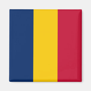 Flag of Chad (African Country) Magnet
