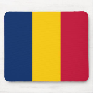 Flag of Chad (African Country) Mouse Pad