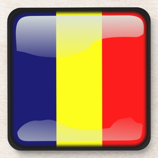 Flag of Chad Coaster (Front)