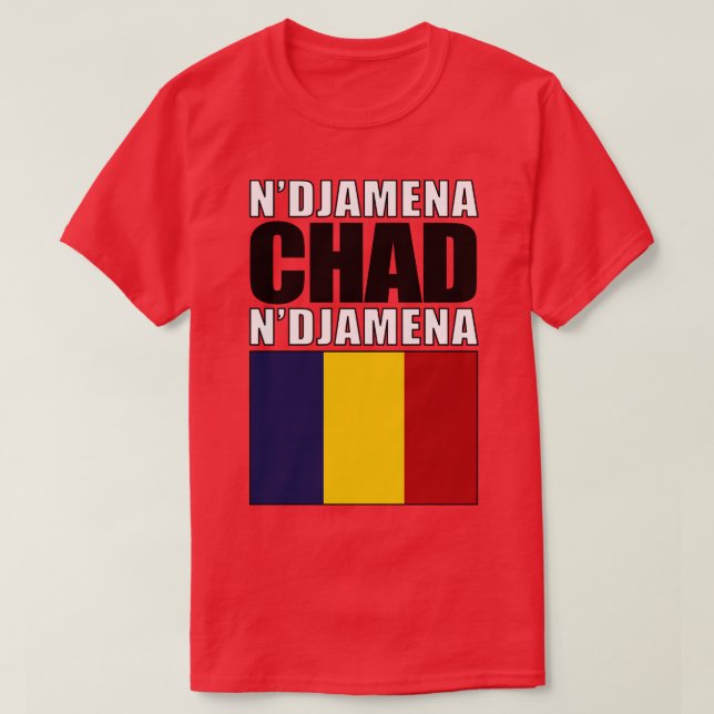 Flag of Chad T-Shirt (Design Front)