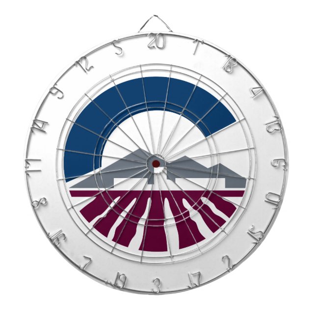 Flag of Chandler, Arizona Dartboard (Front)