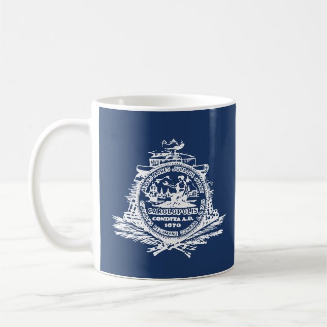 Flag of Charleston, South Carolina Coffee Mug (Left)