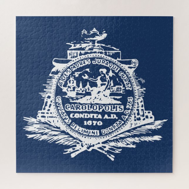 Flag of Charleston (South Carolina) Jigsaw Puzzle (Horizontal)