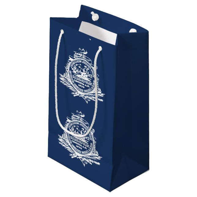 Flag of Charleston, South Carolina Small Gift Bag (Front Angled)