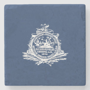 Flag of Charleston (South Carolina) Stone Coaster