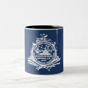 Flag of Charleston (South Carolina) Two-Tone Coffee Mug