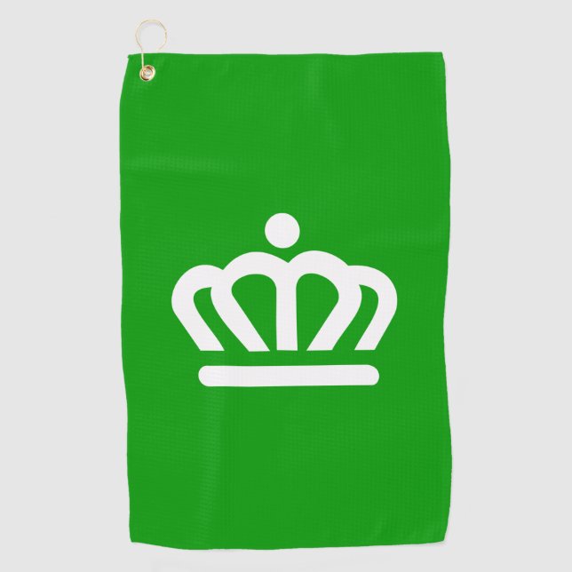 Flag of Charlotte, North Carolina Golf Towel (Front)