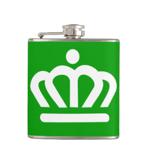 Flag of Charlotte, North Carolina Hip Flask