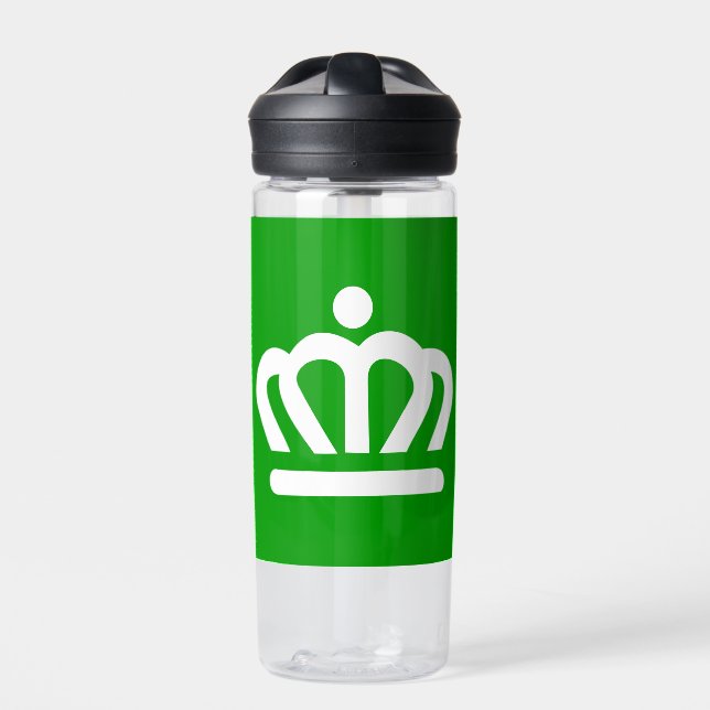 Flag of Charlotte, North Carolina  Water Bottle (Front)