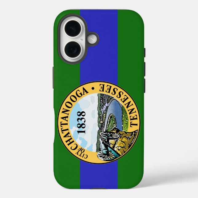 Flag of Chattanooga, Tennessee  Case-Mate iPhone Case (Back)