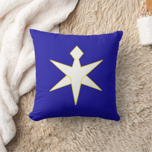 Flag of Chiba Prefecture, Japan Cushion