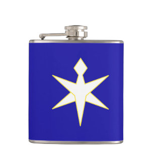 Flag of Chiba Prefecture, Japan Hip Flask
