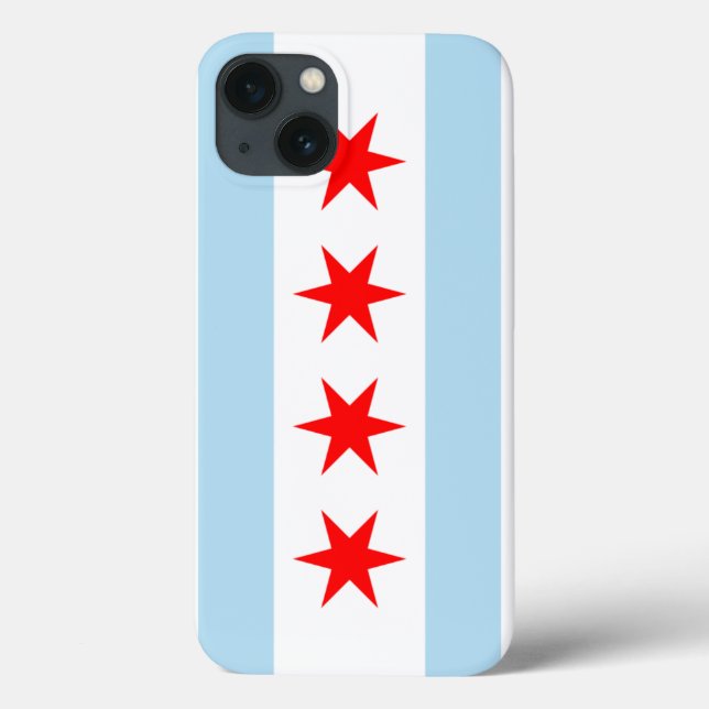 Flag of Chicago Case-Mate iPhone Case (Back)