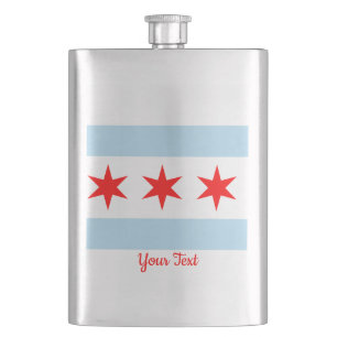 Flag of Chicago Classic Flask