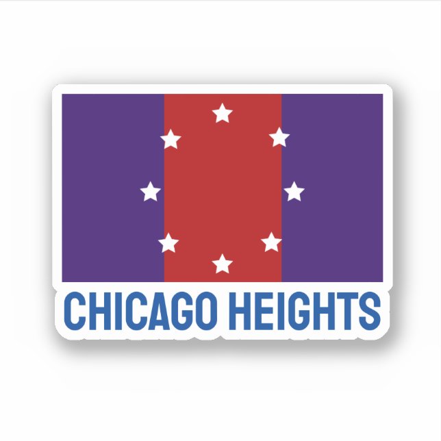 Flag of Chicago Heights, Illinois (Front)