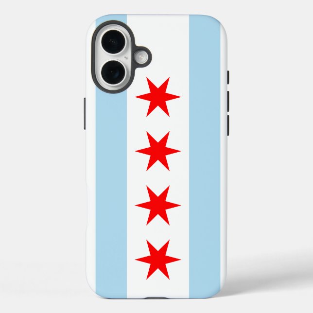 Flag of Chicago, Illinois  Case-Mate iPhone Case (Back)