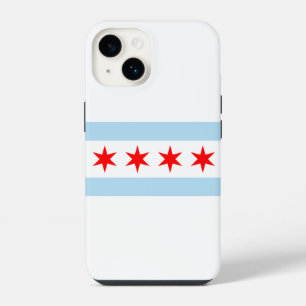 Flag of Chicago, Illinois iPhone 14 Case