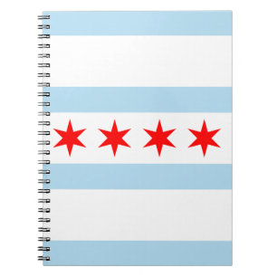 Flag of Chicago, Illinois Notebook