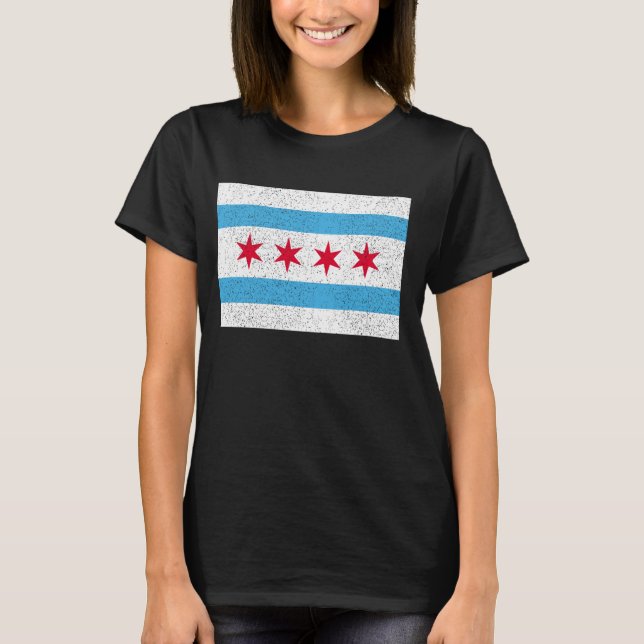 Flag of Chicago T-Shirt (Front)