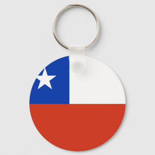 Flag of Chile Key Ring
