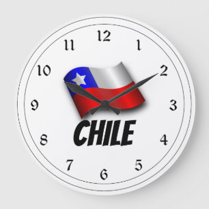 Flag of Chile, Labelled Large Clock