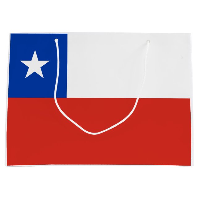 Flag of Chile Large Gift Bag (Front)