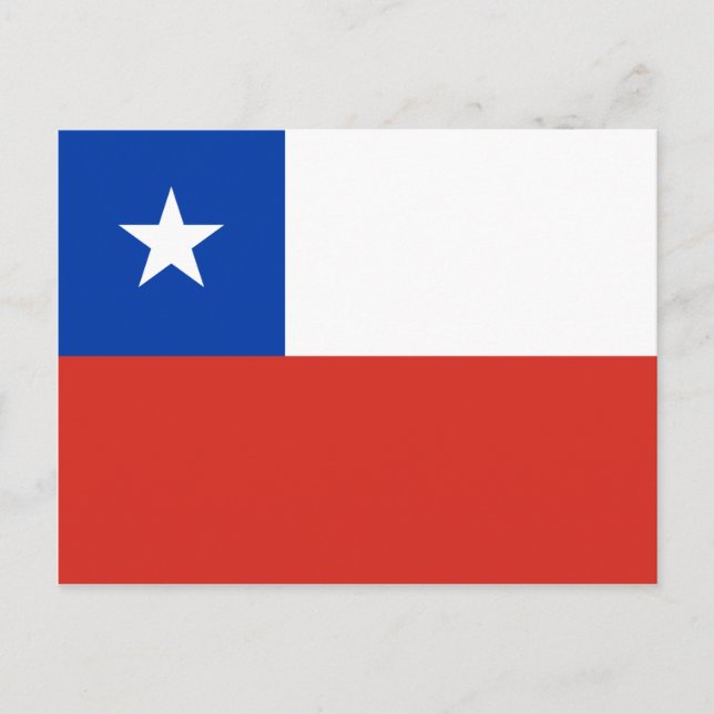 Flag of Chile Postcard (Front)