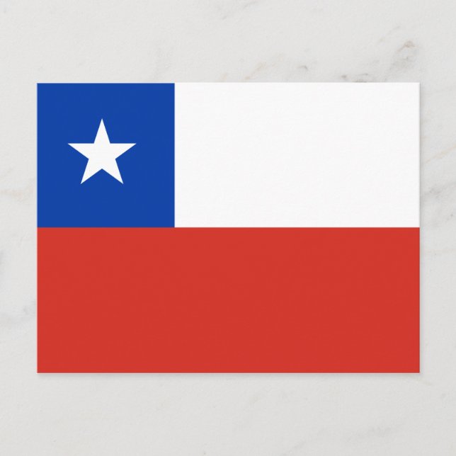 Flag of Chile Postcard (Front)