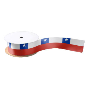 Flag of Chile Satin Ribbon