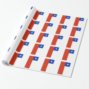 Flag of Chile Wrapping Paper