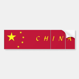 Flag of China Bumper Sticker