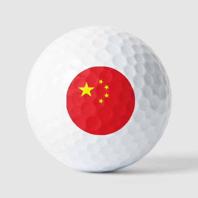 Flag of China Golf Balls (Front)