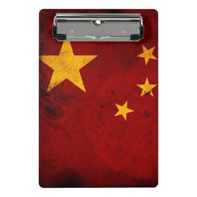 Flag Of China Mini Clipboard (Front)
