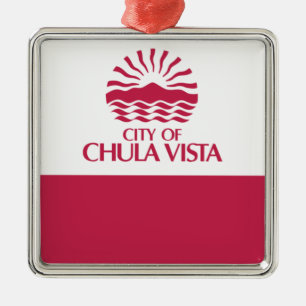Flag of Chula Vista (California) Metal Ornament