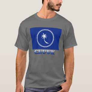 Flag of Chuuk, with name T-Shirt