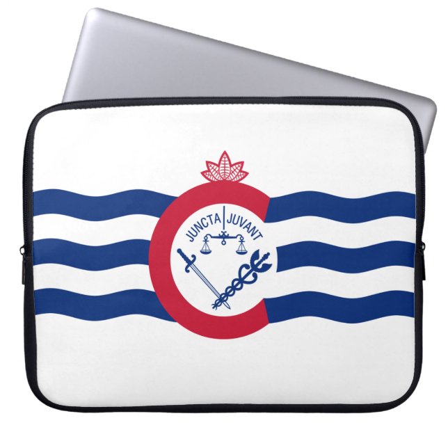 Flag of Cincinnati (Ohio) Laptop Sleeve (Front)