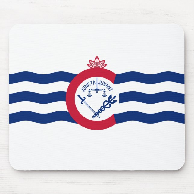 Flag of Cincinnati (Ohio) Mouse Pad (Front)