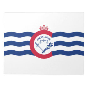Flag of Cincinnati (Ohio) Notepad