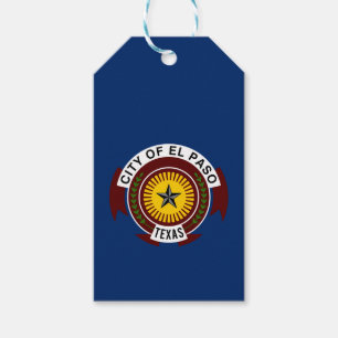 Flag of City of El Paso, Texas Gift Tags
