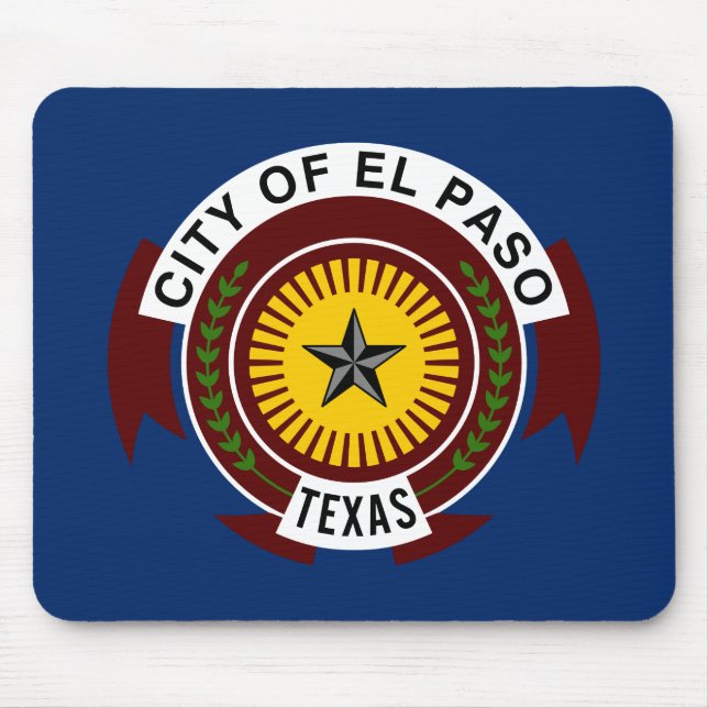Flag of City of El Paso, Texas Mouse Pad (Front)