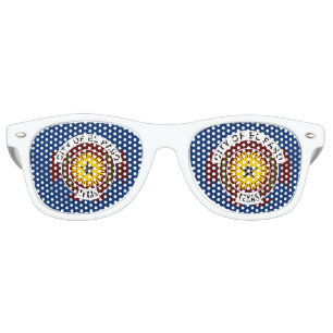 Flag of City of El Paso, Texas Retro Sunglasses