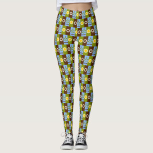 Flag of city of Fresno, California Leggings