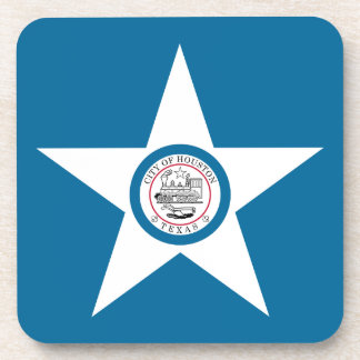 Flag of city of Houston, Texas Beverage Coaster