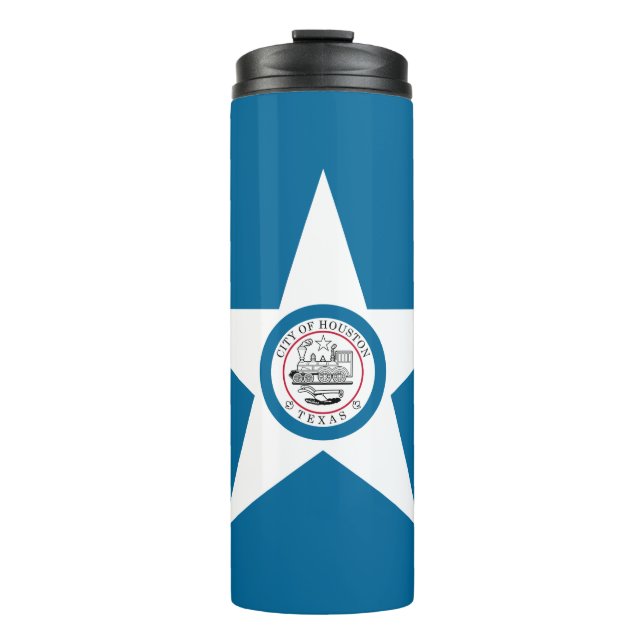 Flag of city of Houston, Texas Thermal Tumbler (Front)