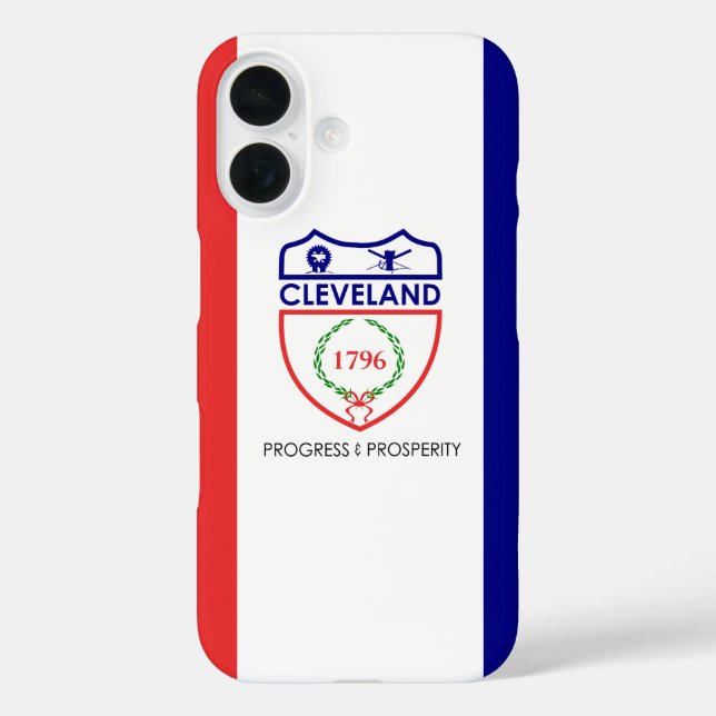 Flag of Cleveland, Ohio Case-Mate iPhone Case (Back)