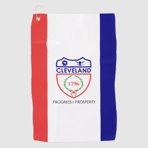 Flag of Cleveland, Ohio Golf Towel