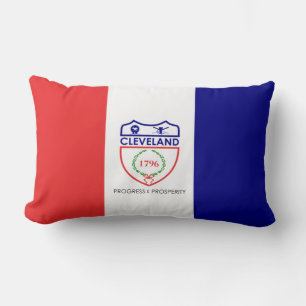 Flag of Cleveland (Ohio) Lumbar Cushion