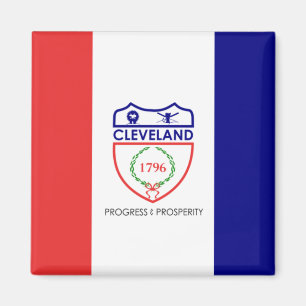 Flag of Cleveland (Ohio) Magnet