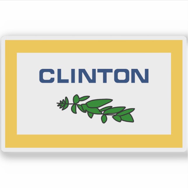 Flag of Clinton County, Michigan  (Front)