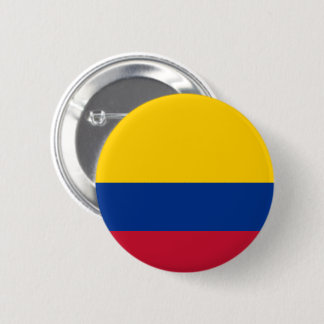 Flag of Colombia 6 Cm Round Badge